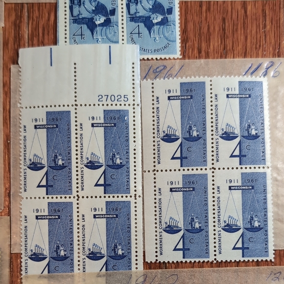 Vintage USPS 4 Cent Stamp Bundle Nursing Education Pony Express Dental Health - Picture 12 of 16